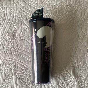 Starbucks Halloween 2021 Glow in the Dark Black Cat Tumbler Cup
